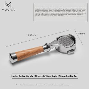 Muvna | Bottomless Espresso Machine Handle 58mm