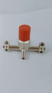 04138 ตัวปั๊มแรงดัน+ท่อมีเนียมโรตารี่ AP-02 ขนาดรูก้าน 10-9-8 มิล ระหว่างรูไปหารู 11 ซม. ของแท้ 100% ใช้กับเครื่องเติมลม