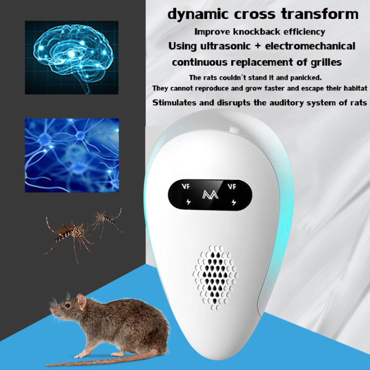 Yuqiaowl 8 packs ultrasonic noise free household and outdoor insect