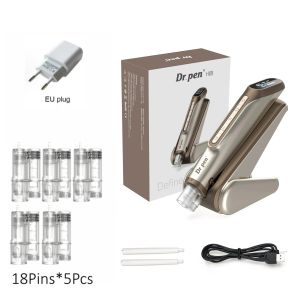 Dr. Pen | Dr. Pen H6 Microneedling Pen Derma Pen with 5Pcs 18Pins Cartridge Adjustable Infusion Skin Care Beauty Tool Needle length 0.2mm