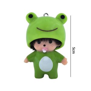 Sanrio | *-New Monchhichi Keychain Hello Kitty Toy -Monchhichi Keyring Cute Monchi Kitty Keychains for Bags Childrens Day Gift 몬치치 키링 ,。