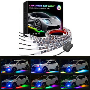 Đèn LED Symphony Chassis 60CM X 120CM X 60CM Đèn Trang Trí Tạo Không Khí Neon Điều Khiển Từ Xa Bằng Ứng Dụng Đèn Tự Động 12V