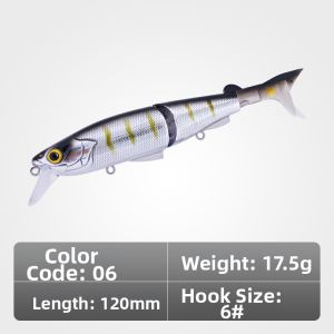 KINGDOM | Two-Section Rattling Soft Tail Floating Fishing Lure