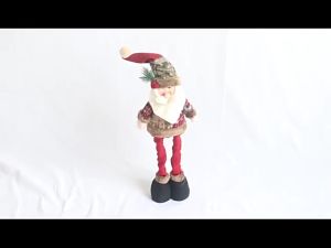 CSR Christmas Snowflake Lattice Retractable Doll/ Christmas Tree Hanging Pendants Ornaments/ Xmas Moose Snowman