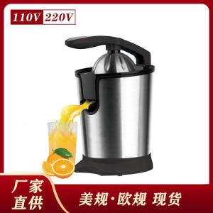 Electric Stainless Steel Hand Press Juicer Lemon Orange Pulp Separation Kitchen Appliance 110V Power 160W Capacity 500L