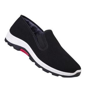 JIFANPAUL | Summer Leisure Men Canvas Thick Sole Easy Slip-on Work Safety Shoes