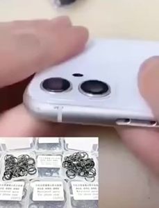 100pcs Waterproof Seal Back Rear Camera Lens Slot Rubber Ring Circle For Phone X XR XS 11 12 13 Mini 14 Pro Max Repair Parts
