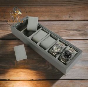 Display Jam Tangan Mewah 6 Grid Tempat Penyimpanan dan Pajangan Untuk Jam Tangan Mewah 6 Grid