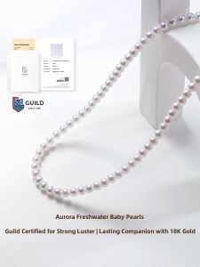 Freshwater Pearl Necklace 18K Gold
