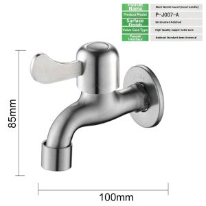 Washing Machine Basin Mop Pool 304 Stainless Steel Single Cold Faucet