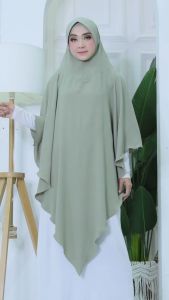 BISA COD Hijab Instan Jumbo Pet Antem Kode LIANA Bahan Kringkel Premium by Ory AjeZas