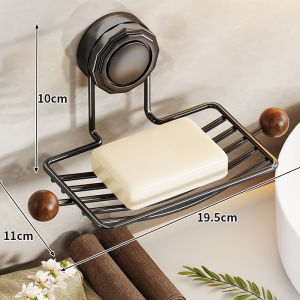 MENGBINFEN | Suction Mount Soap Draining Storage Rack