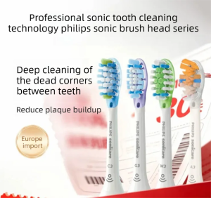 Philips | Gel Electric Toothbrush Head Compatible with Series 3/7/9 Brush Handles