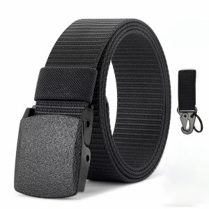 Large size 150CM Military Automatic Buckle Nylon Belt Outdoor Hunting Multifunctional Tactical Canvas Belt High Quality Men Belt
