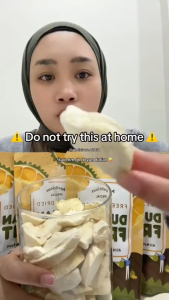 APELICIOUS Freeze Dried Durian - Keripik Buah Durian Kering - Cemilan Snack