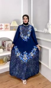 Gamis Lukis Motif Abstrak Rayon: Desain Modern & Tahan Lama