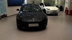 Tesla 25/26 Model 3 Highland/Y Juniper Tempered Glass Screen Protector with Installation Kit Anti Fingerprint