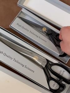 Gunting Potong Kain Butterfly Hitam Baja Mangan Professional Tailor Scissors Galvanis 8" / 9" / 10"