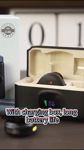 COD WIFIT Q8 2 PCS Mic Wireless Clip On Jepit Lavalier Vlogger Konten Kreator Android Type C Iphone