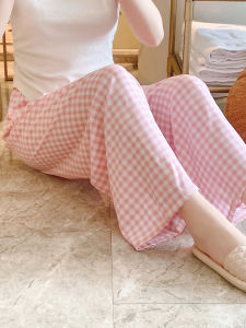 KASIHAN | Summer Light New Loose Cotton Silk Wide Leg Trousers