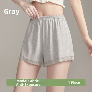 ASran | Lace Trim Modal Anti-See-Through Shorts