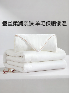 Boyang Home Textile | Silk Wool Dual-use Blanket Full Season and Winter