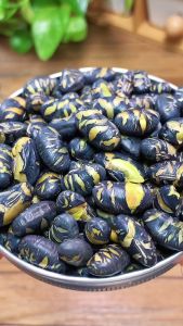 Đậu đen sấy giòn không đường không dầu mỡ hương thơm và màu sắc tự nhiên giòn rụm dễ ăn cho người ăn kiêng