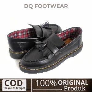 DQ FOOTWEAR - Sepatu Loafer Casual JOW Fury Pantofel Hitam Pria Kerja Kantor
