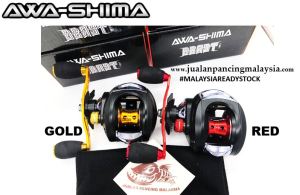 AWASHIMA BEAST BAIT CAST FISHING REEL CASTING REEL GOLD LEFT