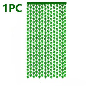 1X2M Artificial Palm Leaf Rain Curtains Tropical Palm Leaves Tinsel Tassel For Hawaiian Jungle Kids Birthday Parties Decorations