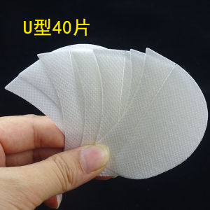 40pcs Eyelash Removal Pads Gentle on Eyes Beauty Lash Eye Stickers Isolation Cotton Sheets Adhesive False Eyelashes Tools