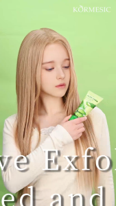 TTX - Aloe Vera Exfoliating Gel by Kormesic 100gr Perontok Daki Face and Body Peel Scrub