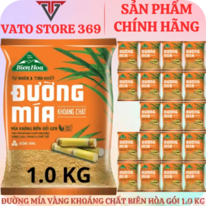 Đường mía vàng khoáng chất BIÊN HÒA gói 1 kg