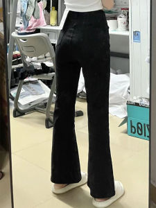 High Waist Straight Leg Bell Bottom Jeans Womens Stretchy Slimming Pants Cotton Denim Zipper Closure Anti-Wrinkle Spring Season