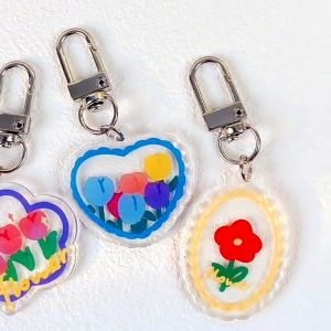 Cartoon Unicorn Sanrio acrylic pendant keychain accessories