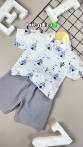 Setelan Kemeja Anak Cowok (1-4 Tahun) Enzio Baju Berkuaitas