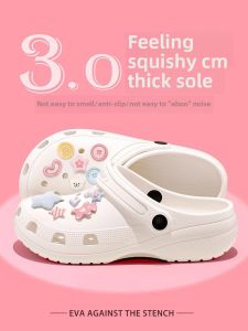 รองเท้าแตะแบบสวมสำหรับผู้หญิง รองเท้าแตะชายหาดกันลื่นพื้นหนา รองเท้าแตะแบบสวมหัวสำหรับกลางแจ้งในช่วงฤดูร้อน รองเท้าแตะแบบสวมหัวแบบสวมหัว