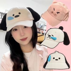 Kawaii Sanrio Pochacco เบสบอลหมวกนักเรียนกีฬากลางแจ้งหมวกกันแดดพิมพ์ Breathable ปรับเด็กหมวก