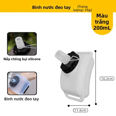 LONGXIAN | Bình Nước Silicon Di Động Thể Thao & Đi Bộ