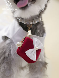 Dog Wedding Gift Ring Box Proposal Diamond Ring Box Wedding Couple Rings Box Teddy/Golden Retriever Big Dog Pet Gift Ring Bag