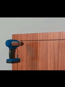 Automatic Door Closer Hydraulic Buffer Doors Closing Device Household Simple Positioning Closers