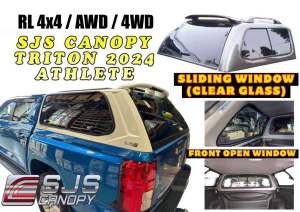 Mitsubishi triton 2024 2025 AEROKLASS rear deck cover auto roller shutter flying wing canopy SJS bodykit