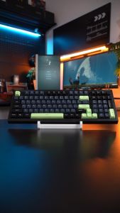 [คีย์บอร์ดภาษาไทย]Machenike K1 Gaming Keyboard Thai Keyboard คีย์บอร์ดเกมมิ่งแบบมีสาย 98 ปุ่ม แบบ RGB Backlit คีย์บอร์ดเงียบพร้อมปุ่มหมุนและแผงตัวเลข