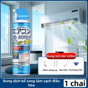 Chất Tẩy Rửa Mạnh Cho Máy Điều Hòa Không Khí Không Cần Tháo Rời