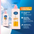 vaseline Healthy bright sun pollution SPF 24 - 400ml Vaseline Lotion Pencerah & Sunscreen BPOM. 