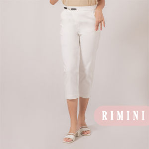 RIMINI - Bawahan Wanita Celana Katun Premium Belted Size XS-XL- Aliey Pants 85684