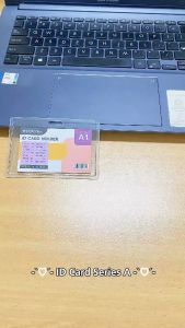 Dataflex ID Card Holder A2 / Name Tag Plastik Mika Isi 20 pcs