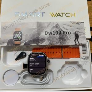 DW100 Pro Android 4G Smartwatch Fingerprint Unlock control  2.29inch Amoled Smart Watch 256GB Storage Free Download App WIFI GPS