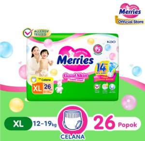 Merries Good Skin Pants XL(12-19)kg Isi 26 Buah