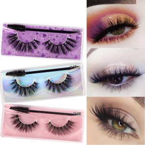 5 In 1 Thickened Black False Eyelashes Women Radian Adjusted False Lashes